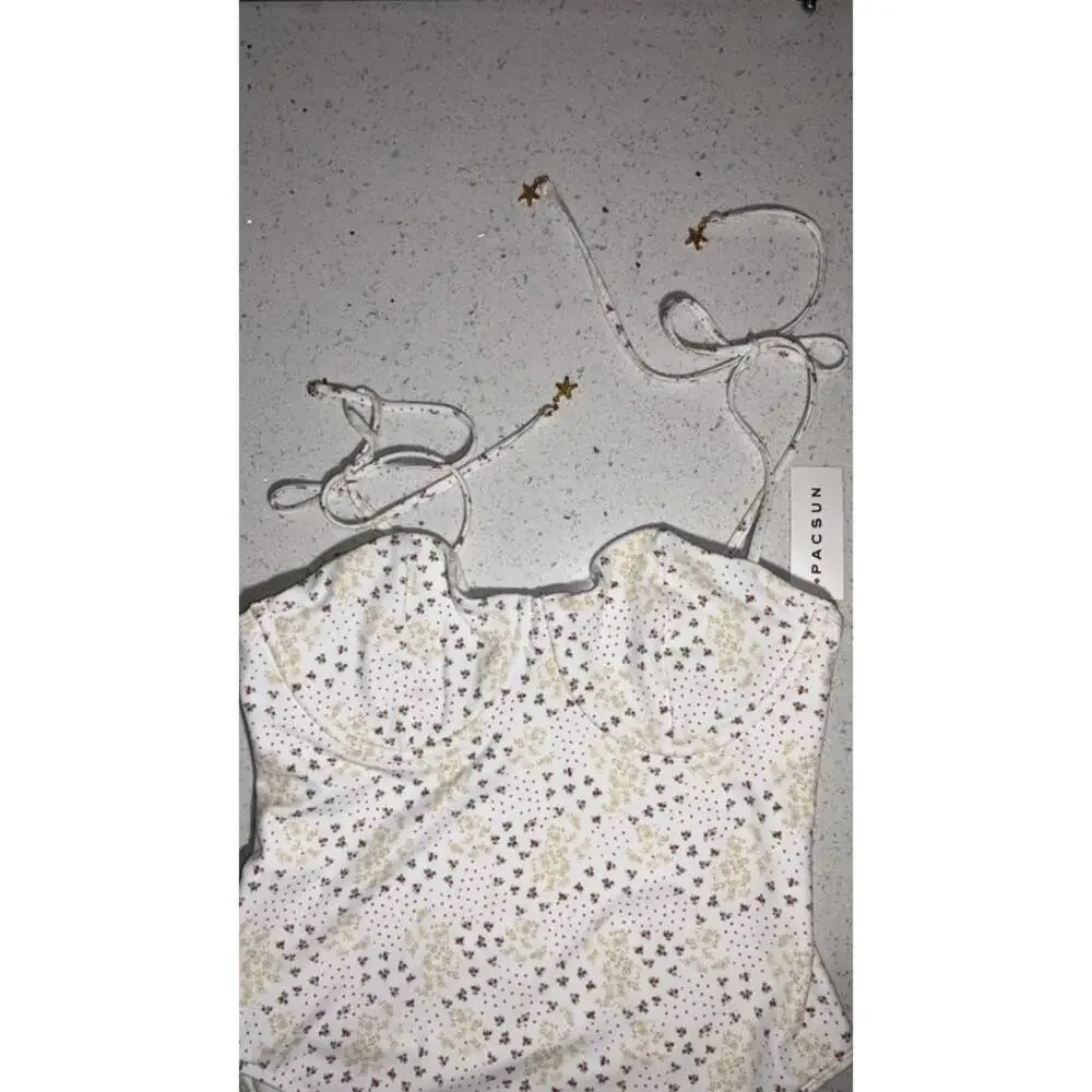 Pacsun One Piece White Bathing Suit Size XL - Picture 2 of 6